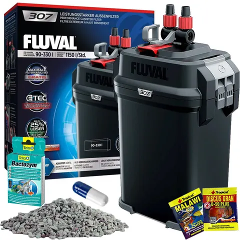 Hagen Fluval 307 filtr zewnętrzny do akwarium 330l + gratis
