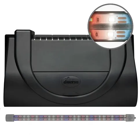 Diversa Pokrywa prosta do akwarium ARISTO 60x30 Led Kolor 10W