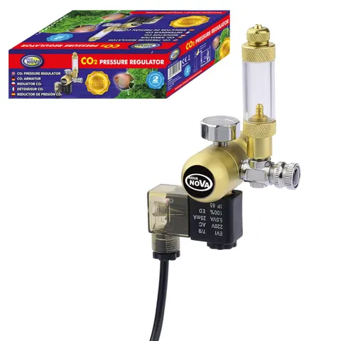 Aqua Nova Reduktor z Elektrozaworem Do Butli CO2