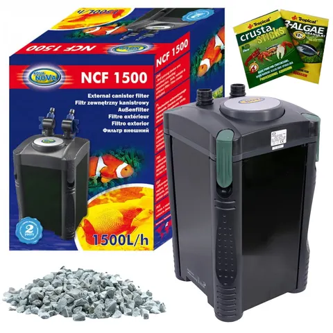 Filtr Kubełkowy Aqua Nova NCF-1500 Do Akwarium 500l