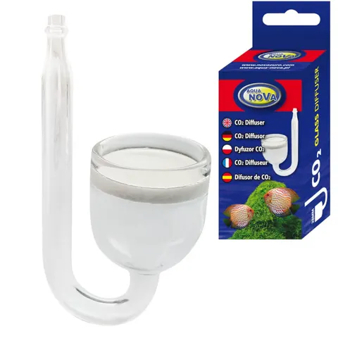 Dyfuzor szklany co2 28mm + przyssawka spiek