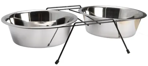 Miski dla psa kota miska na stojaku 2 x 1,8l