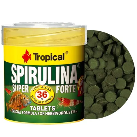 Tropical super spirulina forte tablets 50ml 36g
