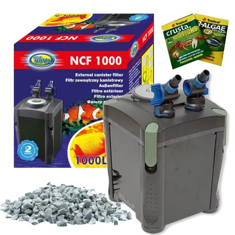 Filtr Kubełkowy Aqua Nova NCF-1000 Do Akwarium 200-300l