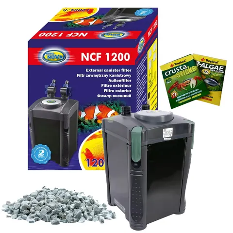 Filtr Kubełkowy Aqua Nova NCF-1200 Do Akwarium 300-400l
