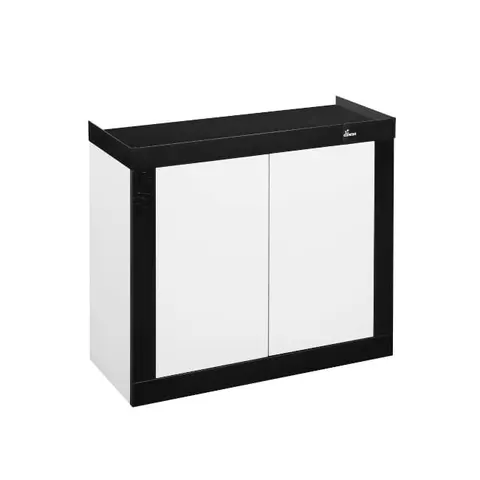 Diversa fine szafka pod akwarium prosta 100x40x70cm biało-czarna