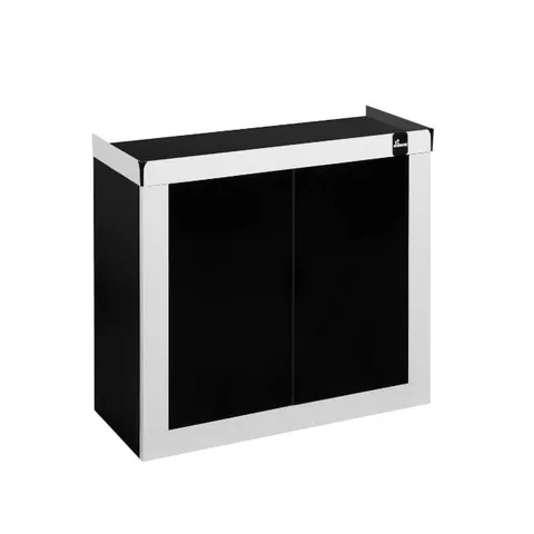 Diversa fine szafka pod akwarium prosta 120x50x70cm czarno-biała
