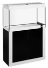 Diversa zestaw akwariowy 80x35x117 Fine Led Expert 15w czarno-biały