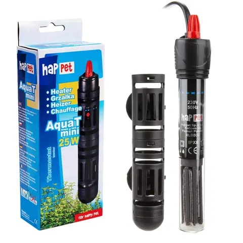 Happet grzałka AquaT mini 25W do akwarium 10-25l