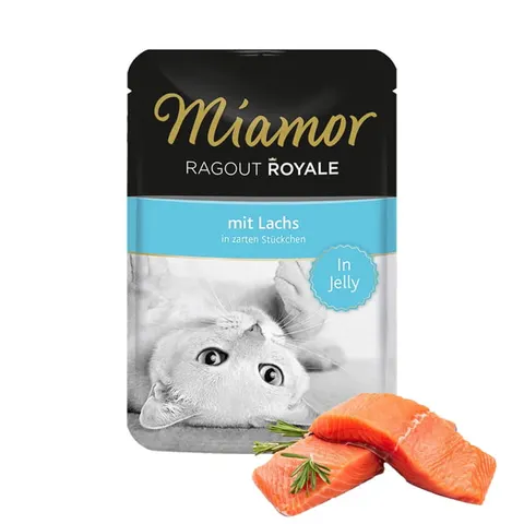 Miamor Karma Mokra Ragout Royale w galaretce z Łososiem 100g