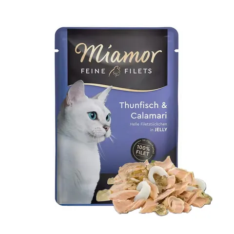 Miamor Karma Mokra Feine Filets Tuńczyk z Kalmarami 100g