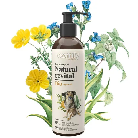 Comfy Natural Revital Odżywczy Szampon z Pompką dla Psów 250ml