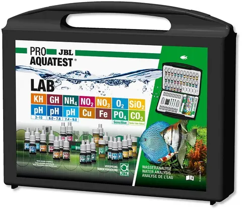 Jbl proaqua testlab 13x ph gh kh po4 nh4 no2 no3 fe cu