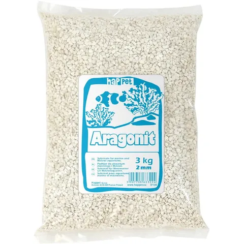 Happet Aragonit Podłoże do Akwarium Morskiego 1-2mm 3kg