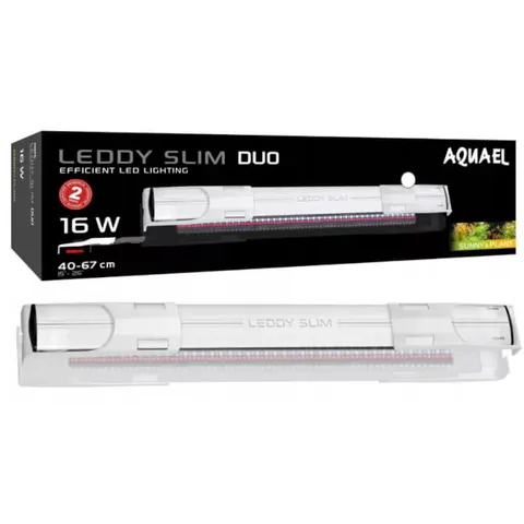 Aquael Leddy Slim Duo 16W Sunny Plant & Night Biała Lampa LED do Akwarium