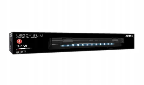 AQUAEL LEDDY Slim Sunny 32W BELKA LED 2.0 80-100cm Czarna