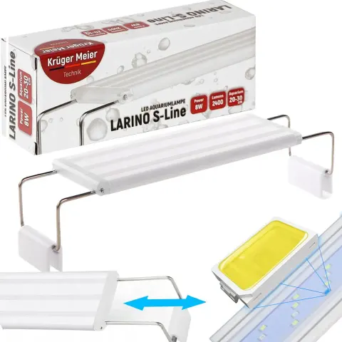 Kruger Meier Larino S-Line 8W Lampa LED do Akwarium Roślinnego 20-30cm