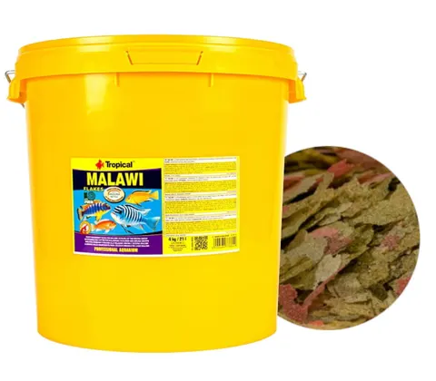 Tropical Malawi Wiaderko Pokarm Dla Ryb Płatki 21l 4kg