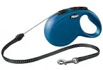 FLEXI Smycz automatyczna NEW CLASSIC linka S 8m do 12kg CZERWONA