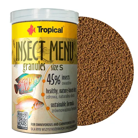 Pokarm dla ryb Insect Menu granulki S 100ml Tropical