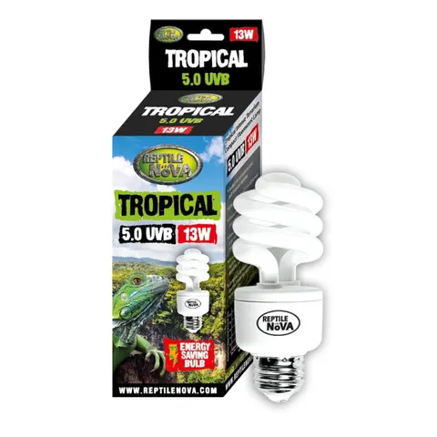 Żarówka UVB-13W 5.0 Tropical do terrarium Reptile