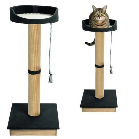 Ecomfy Wysoki Drapak dla Kota Tower Drzewko 120cm Beżowy
