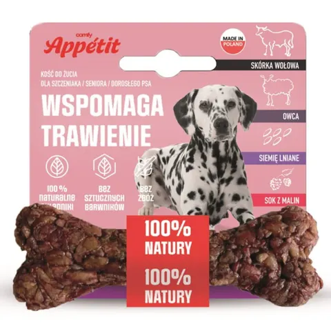 Comfy Appetit Gryzak Przysmak dla Psa Kość Trawienie Owca 12cm 55g