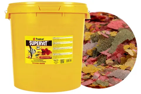 TROPICAL SUPERVIT Pokarm dla Ryb 21L/4KG 70409