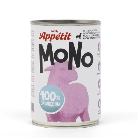 Comfy Appetit Monobiałkowa Karma Mokra dla Psa Jagnięcina 400g