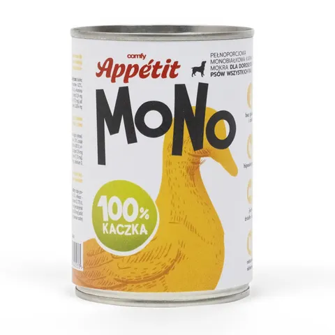 Comfy Appetit Monobiałkowa Karma Mokra dla Psa Kaczka 400g