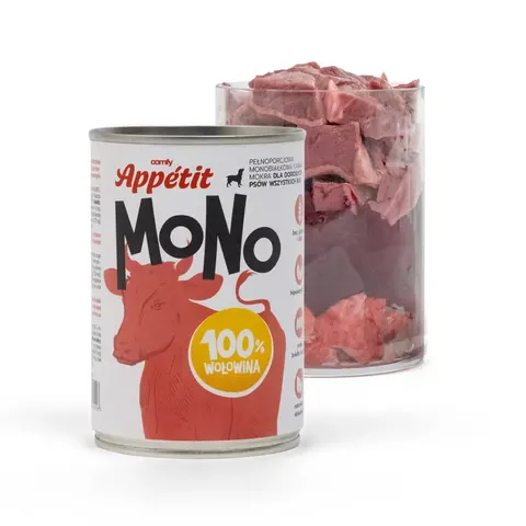 Comfy Appetit Monobiałkowa Karma Mokra dla Psa Wołowina 400g