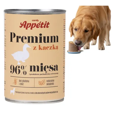 Comfy Appetit Premium Smakowita Karma Mokra dla Psa z Kaczką 400g