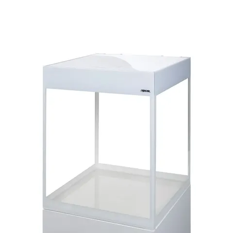 AQUAEL GLOSSY CUBE 135L 50x50x63cm Biały LED Day&Night SAFE TANK