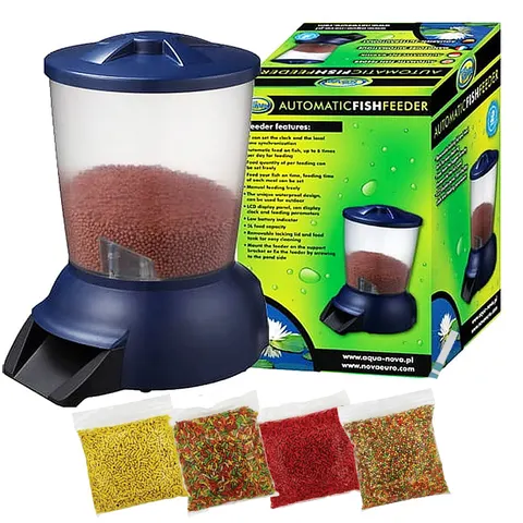 Aqua Nova P-Feed Karmnik Automatyczny do Oczka Stawu 5l