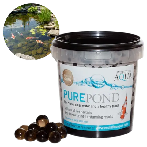 Evolution Aqua PURE Pond Balls Czarne Kulki Czysta Woda w Oczku Wodnym Bakterie 1000ml