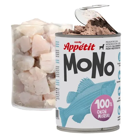 Comfy Appetit Monobiałkowa Karma Mokra dla Psa Okoń Morski 400g
