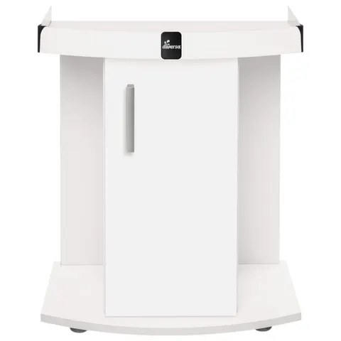 Szafka pod Akwarium Profilowane Owalne Comfort 60x30x67cm Biała