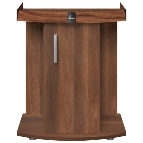 Szafka pod Akwarium Profilowane Owalne Comfort 60x30x67cm Orzech