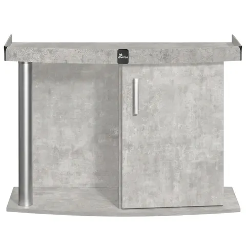 Szafka pod Akwarium Profilowane Owalne Comfort 80x35x67cm Beton