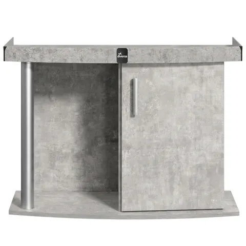 Szafka pod Akwarium Profilowane Owalne Comfort 100x40x67cm Beton