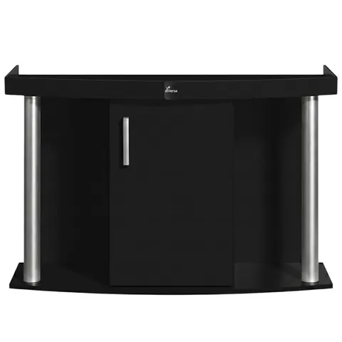 Szafka pod Akwarium Profilowane Owalne Comfort 120x40x67cm Czarna