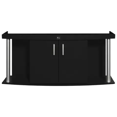 Szafka pod Akwarium Profilowane Owalne Comfort 160x60x67cm Czarna