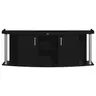 Szafka pod Akwarium Profilowane Owalne Comfort 200x60x67cm Czarna