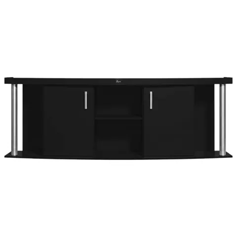 Szafka pod Akwarium Profilowane Owalne Comfort 200x80x67cm Czarna