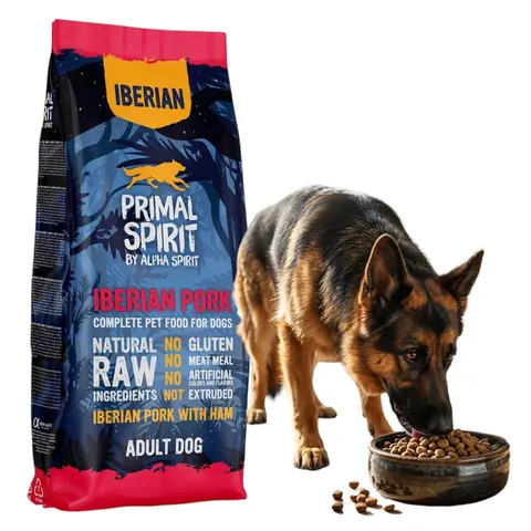 Alpha Spirit Primal Iberian Pork 70% Półwilgotna Karma Dla Psa 12kg