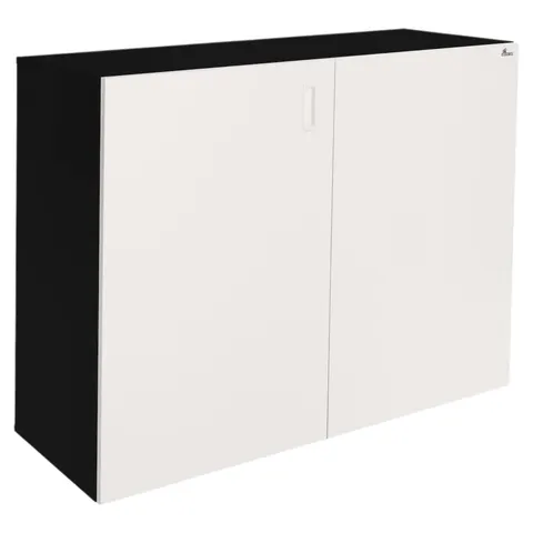 Szafka pod Akwarium Proste Elitte 100x50x90 Czarny-Biały
