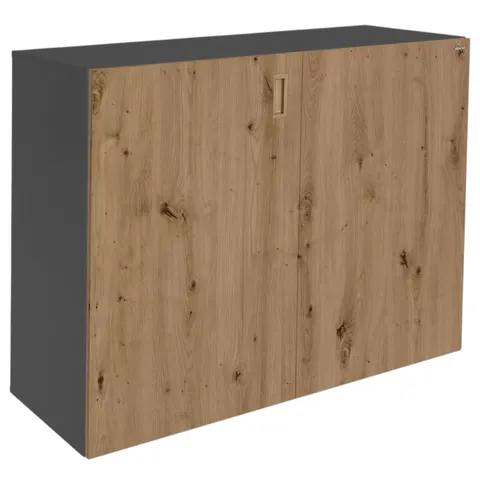 Szafka pod Akwarium Proste Elitte 100x60x90 Grafit-Dąb Artisan