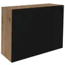 Szafka pod Akwarium Proste Elitte 120x50x90 Dąb Artisan-Czarny