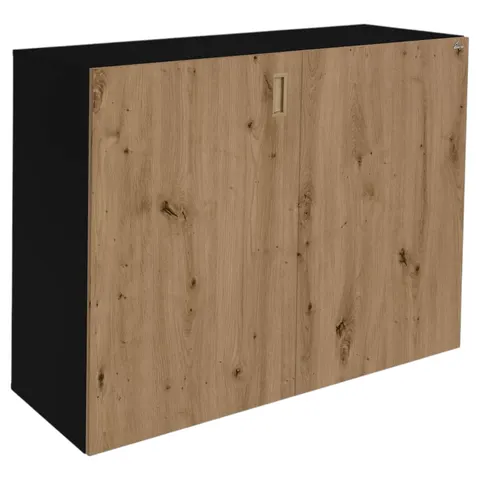 Szafka pod Akwarium Proste Elitte 120x60x90 Czarny-Dąb Artisan