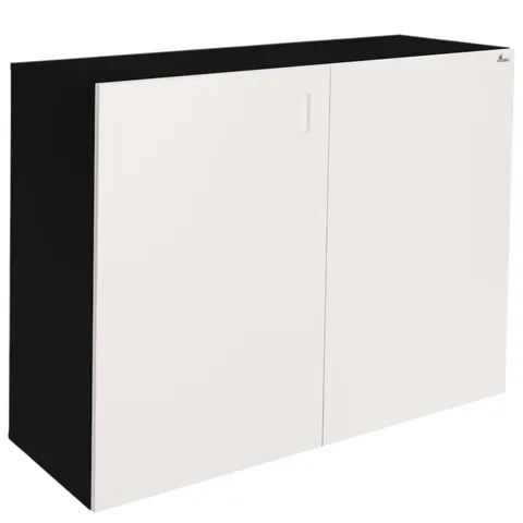 Szafka pod Akwarium Proste Elitte 120x60x90 Czarny-Biały